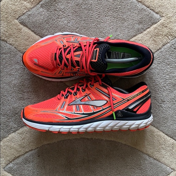 brooks trance 10 mens orange